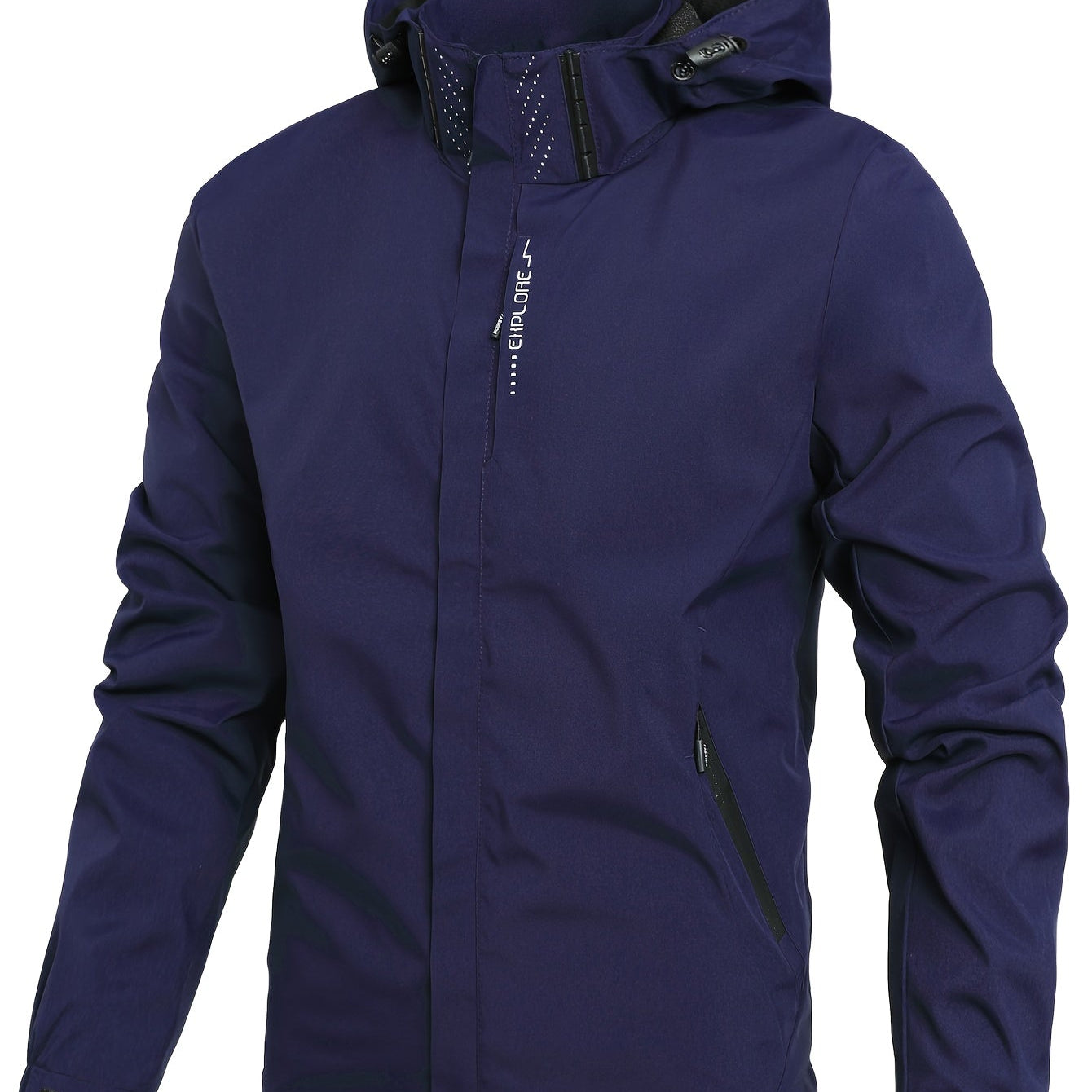 Men's Stylish Hooded Windbreaker - Comfortable Outerwear