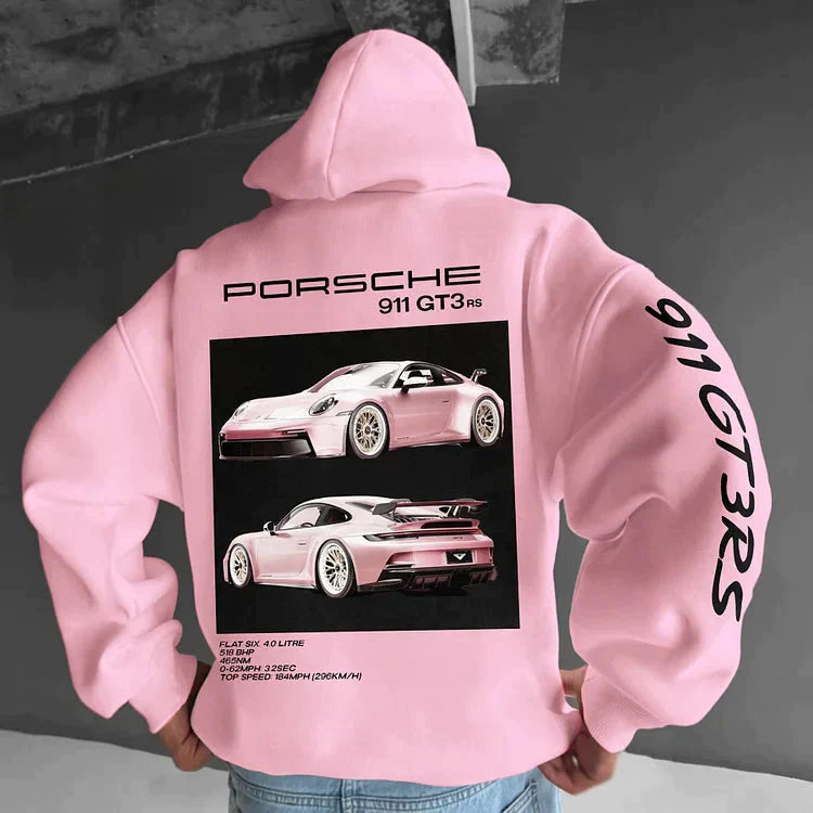 Unisex Racing Hoodie - Graphic Print Design