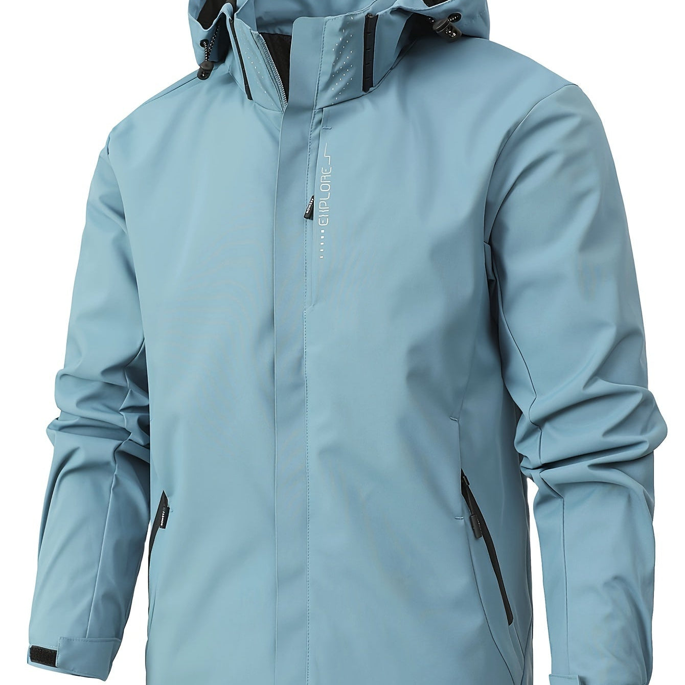 Men's Stylish Hooded Windbreaker - Comfortable Outerwear