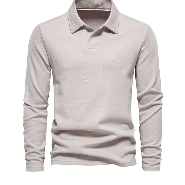 Classic and Comfortable Long Sleeve Polo Shirt for Men