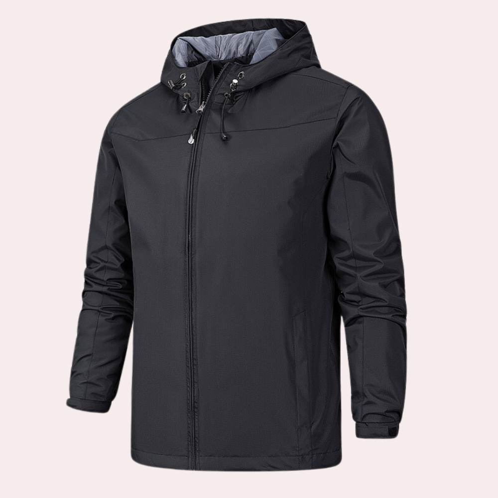 Men's Stylish Hooded Windbreaker  - Advanced Waterproof Technology