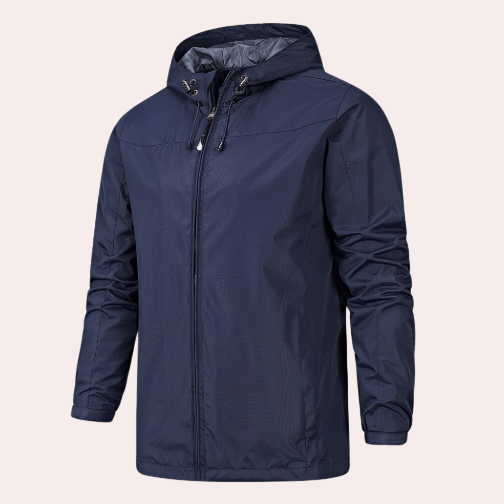 Men's Stylish Hooded Windbreaker  - Advanced Waterproof Technology