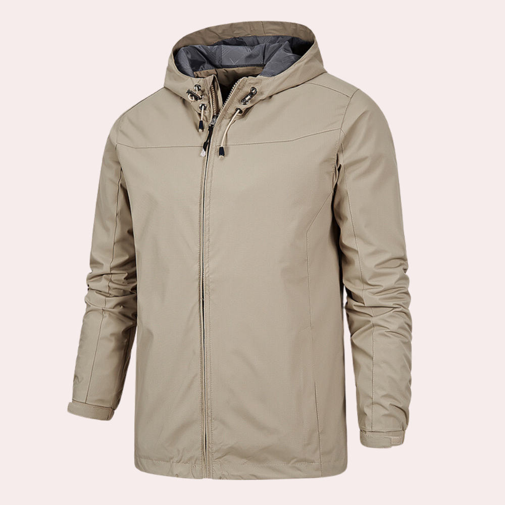Men's Stylish Hooded Windbreaker  - Advanced Waterproof Technology