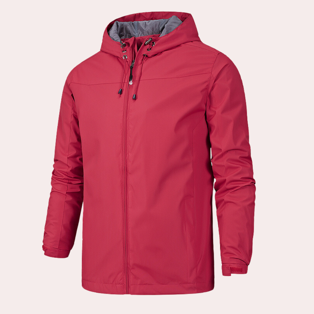 Men's Stylish Hooded Windbreaker  - Advanced Waterproof Technology