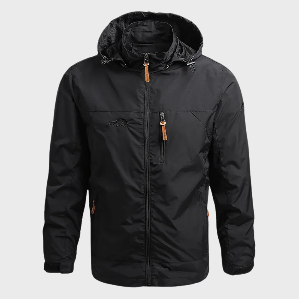 Men's Waterproof Hooded Jacket - Warm & Comfortable