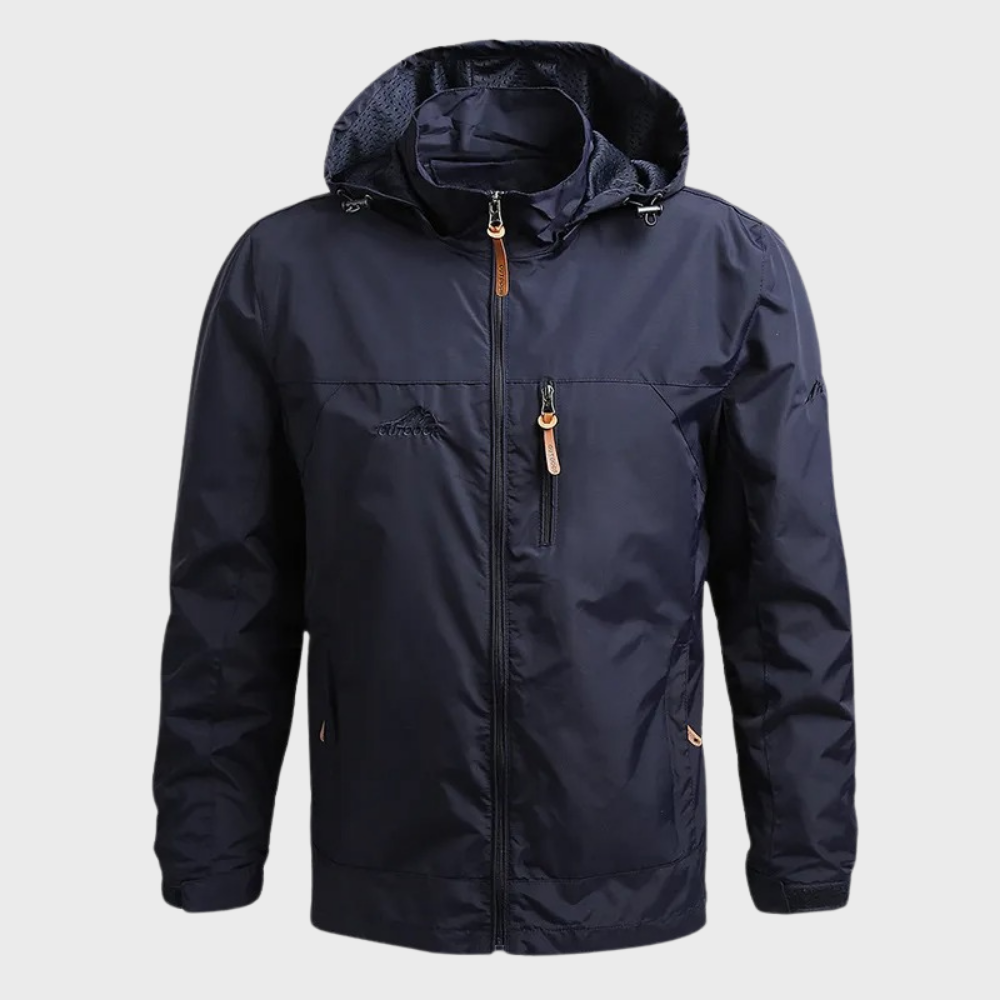 Men's Waterproof Hooded Jacket - Warm & Comfortable