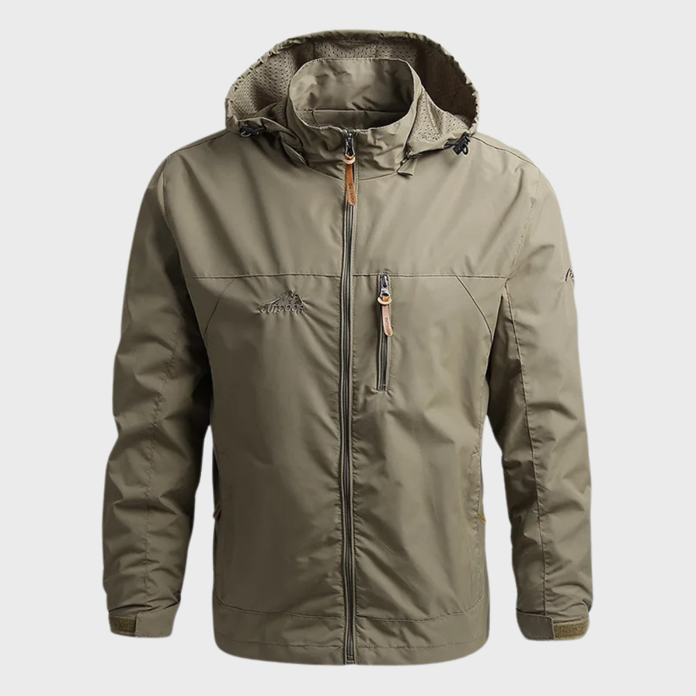 Men's Waterproof Hooded Jacket - Warm & Comfortable