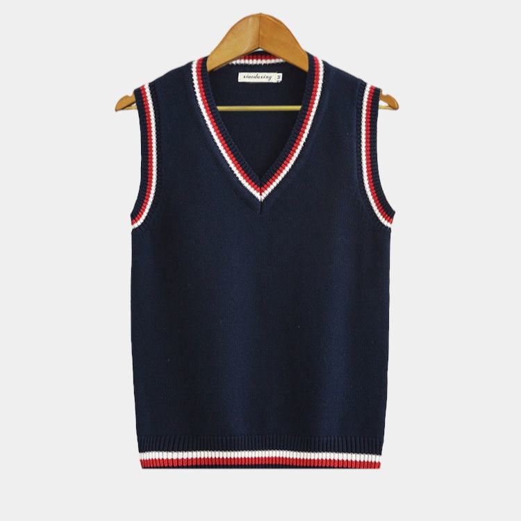 Classic Sleeveless V-Neck Vest for Men | James