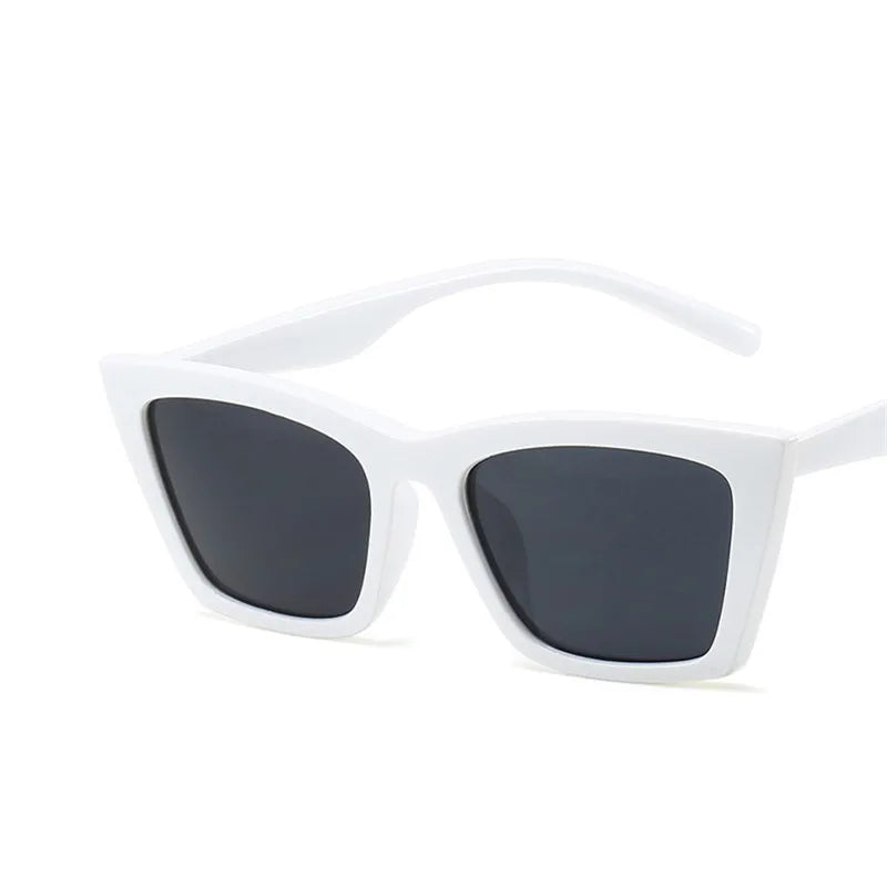Vintage Square Cat Eye UV400 Sunglasses for Women