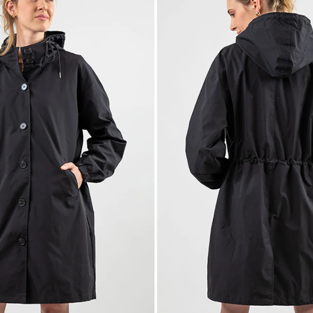 Women's Stylish Waterproof Coat - All-Weather Protection