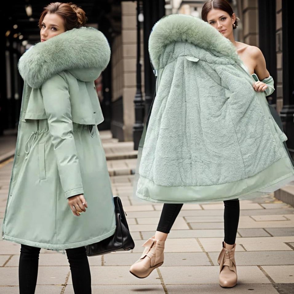 Women's Winter Parka - Waterproof and Hooded