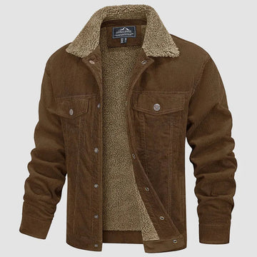 Men's Stylish Corduroy Jacket - Warm Lining