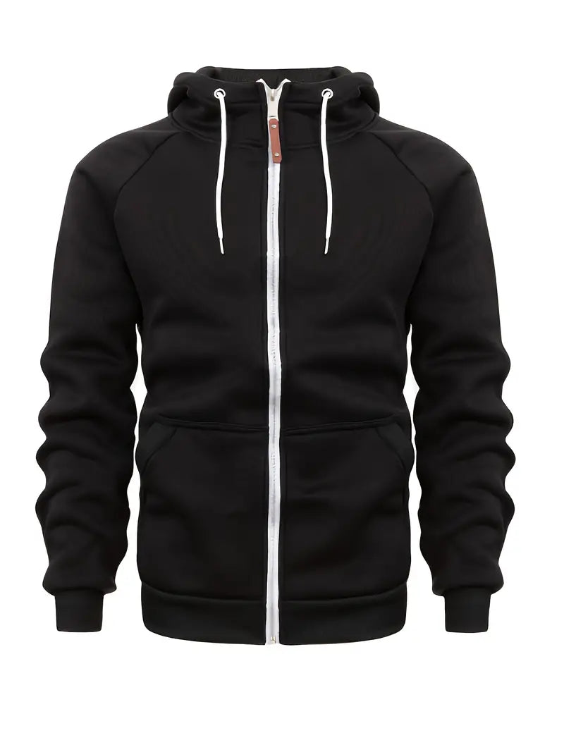 Xander - Casual Zip-Up Hoodie for Men