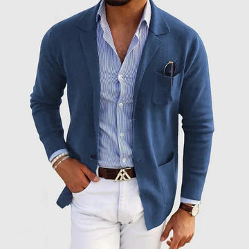 Elegant Blazer with Pockets for Men