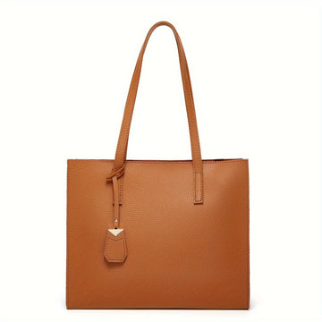 Women's Leather Tote Bag - Elegant & Stylish
