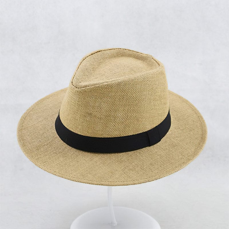 Unisex Classic Panama Hat - Handmade Toquilla Straw Travel Sun Hat