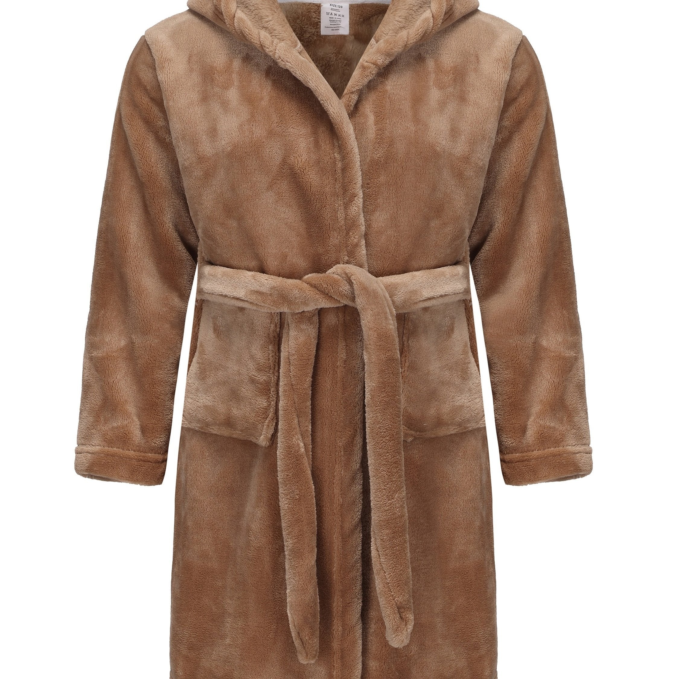 Kids' Dressing Gown - Hooded with Belt