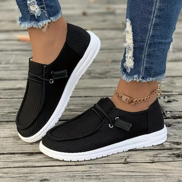 Women's Flat Summer Slip-On Trainers - Lightweight, Comfortable & Versatile
