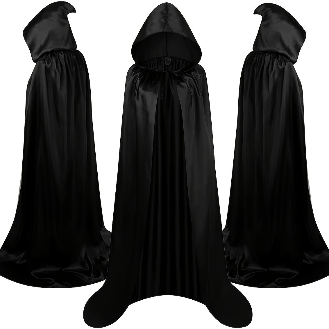 Unisex Halloween Costume Cloak - Full Length & Hooded