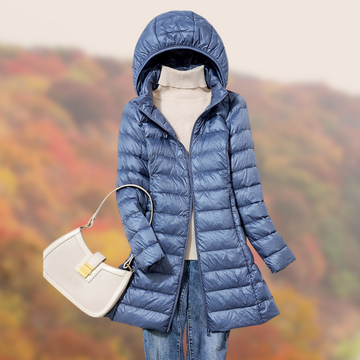 Women's Waterproof Hooded Puffer Jacket - Warm & Comfortable