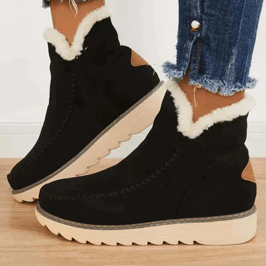 Women's Ankle Boots - Soft Lined with Sawtooth Sole