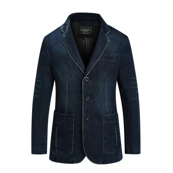 Chic Denim Blazer for Men