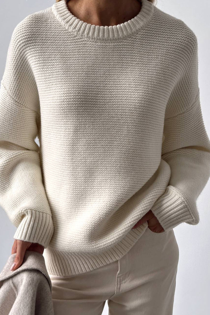 Danica - Fashionable White Sweater for Women