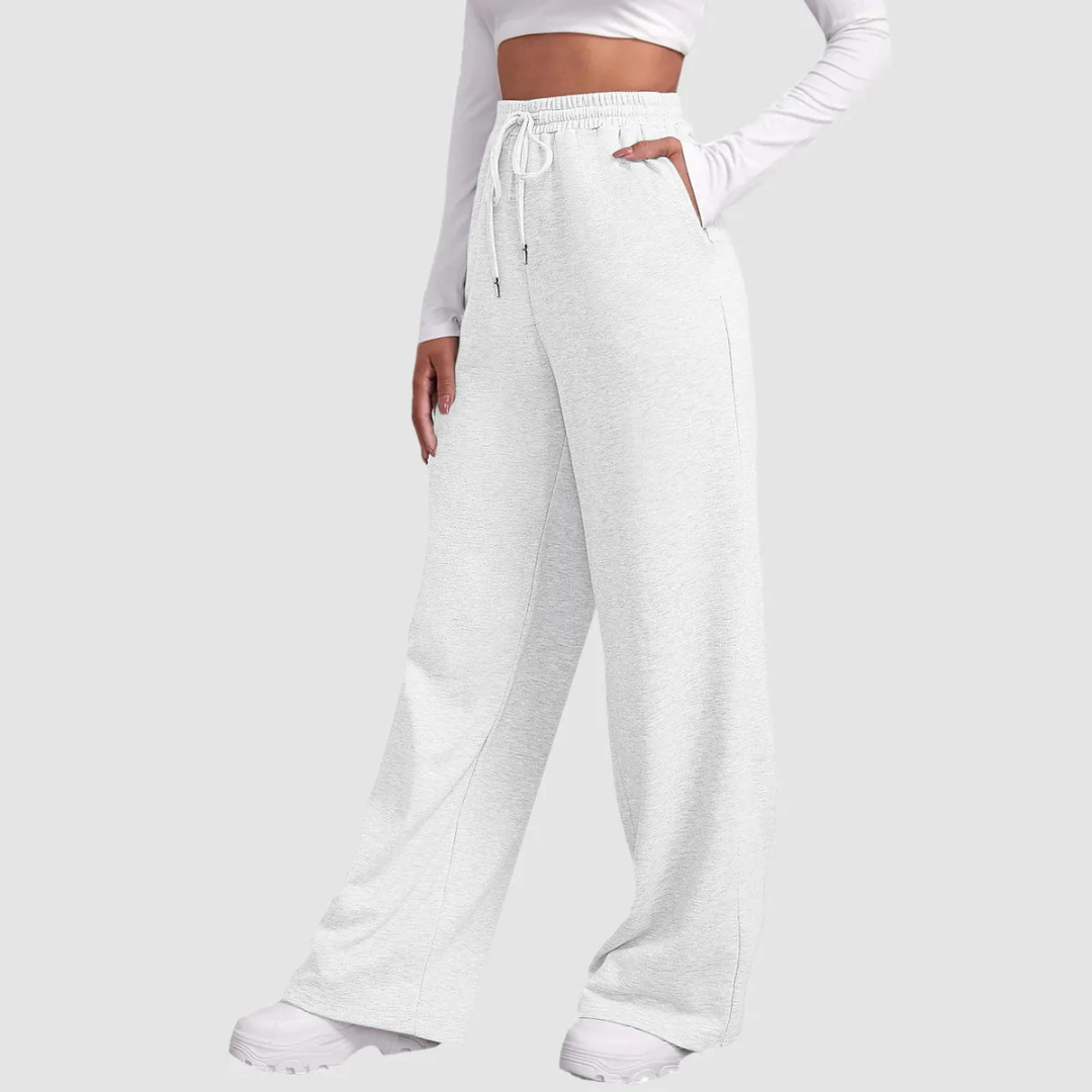 Women's Wide-Leg Joggers - Stylish and Comfortable