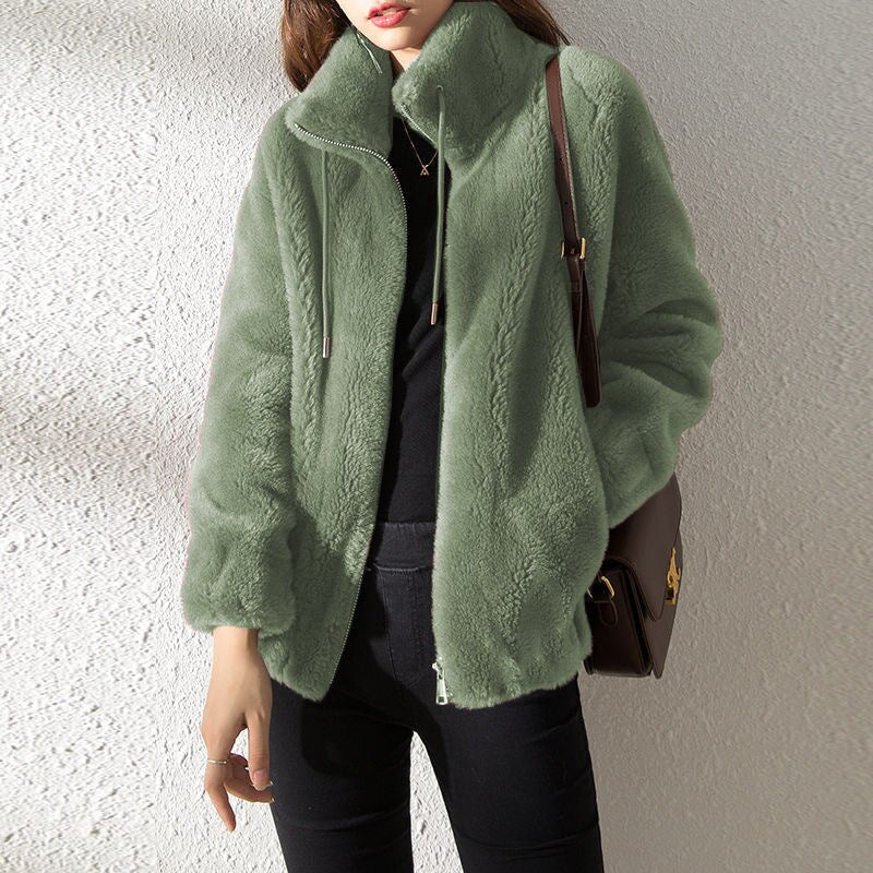 Cindie - Elegant Fur Coat for Women