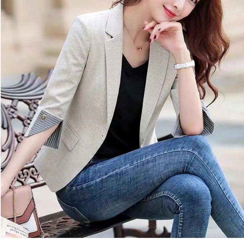 Aria - Stylish 3/4 Sleeve Fall Blazer for Women