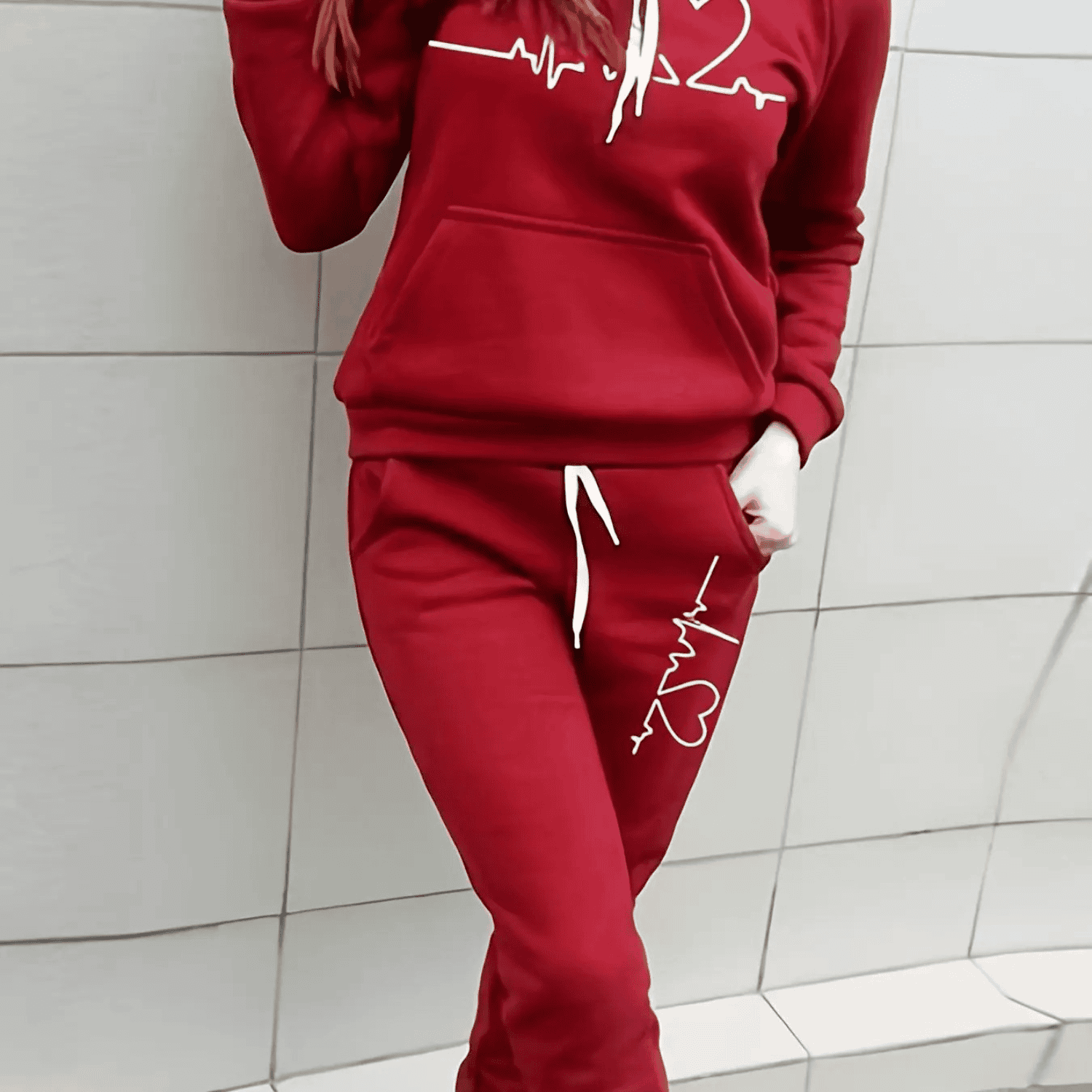 Women's Casual Tracksuit - Hoodie & Jogger