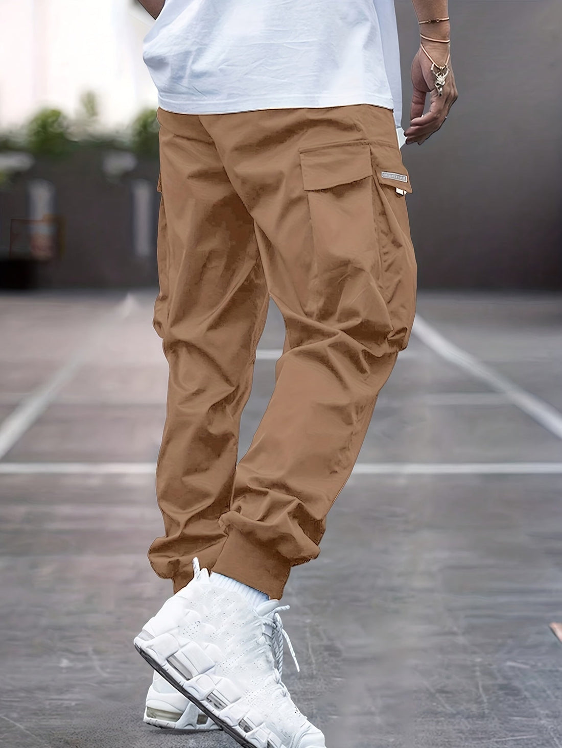 Tobias - Black Cargo Pants for Men