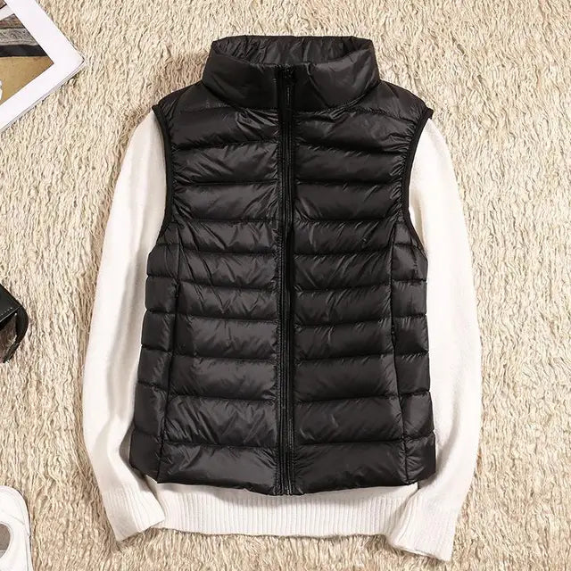 Stylish Sleeveless Puffer Vest for Women