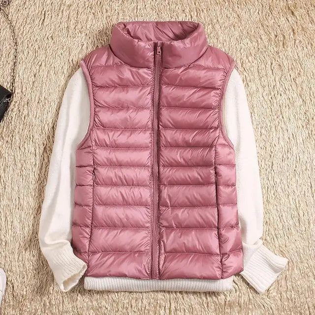 Stylish Sleeveless Puffer Vest for Women