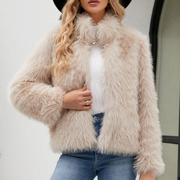 Elena - Elegant Winter Faux Fur Jacket for Women