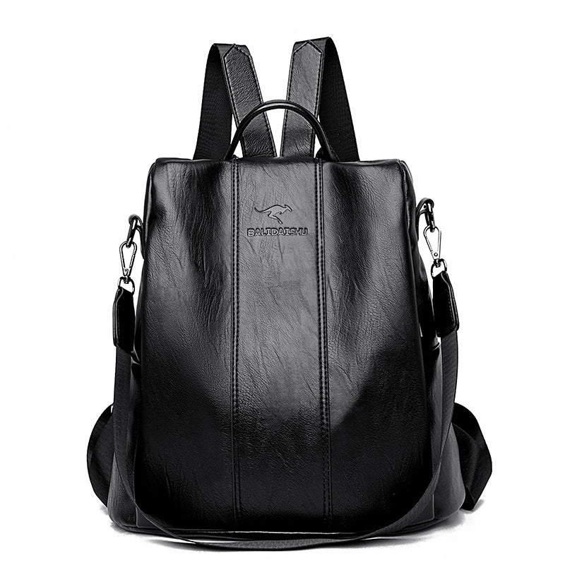 Women's Two-Way Handle Modern Backpack - Anti-Theft & Water-Resistant