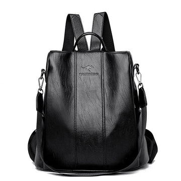 Women's Two-Way Handle Modern Backpack - Anti-Theft & Water-Resistant