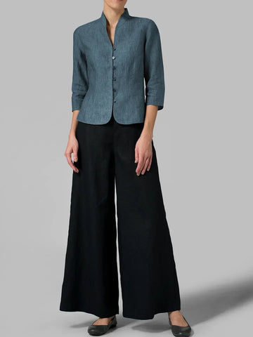 Classy Mandarin Blouse for Women