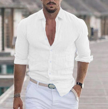 Elegant and Casual Long-Sleeve Shirt for Men