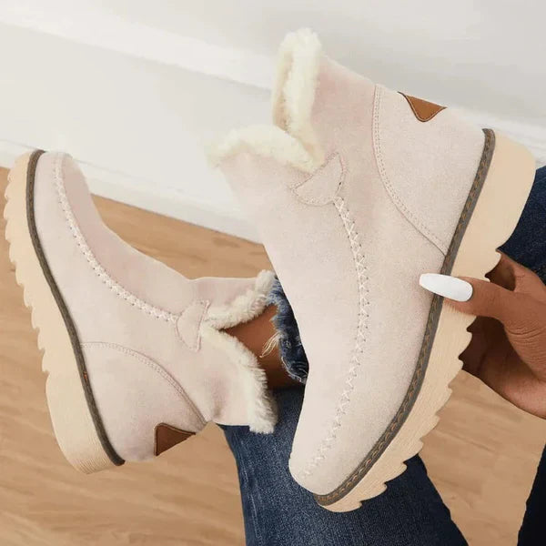 Women's Ankle Boots - Soft Lined with Sawtooth Sole