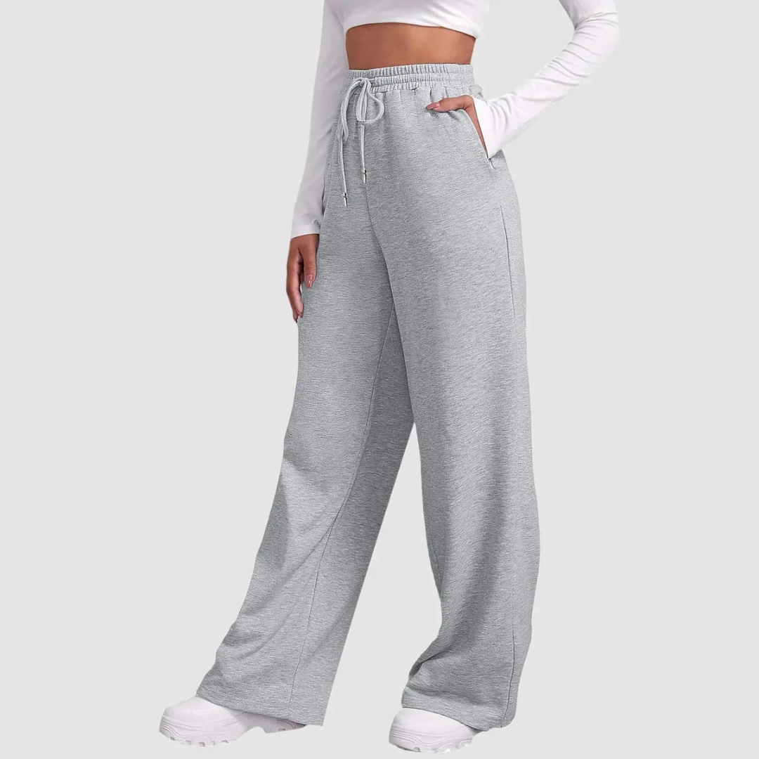Women's Wide-Leg Joggers - Stylish and Comfortable
