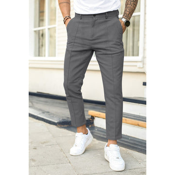 Men's Slim Fit Chino Work Trousers - Smart Casual Style