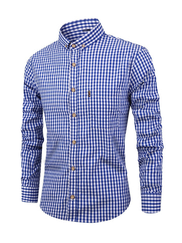 Blake - Classic Plaid Shirt for Men
