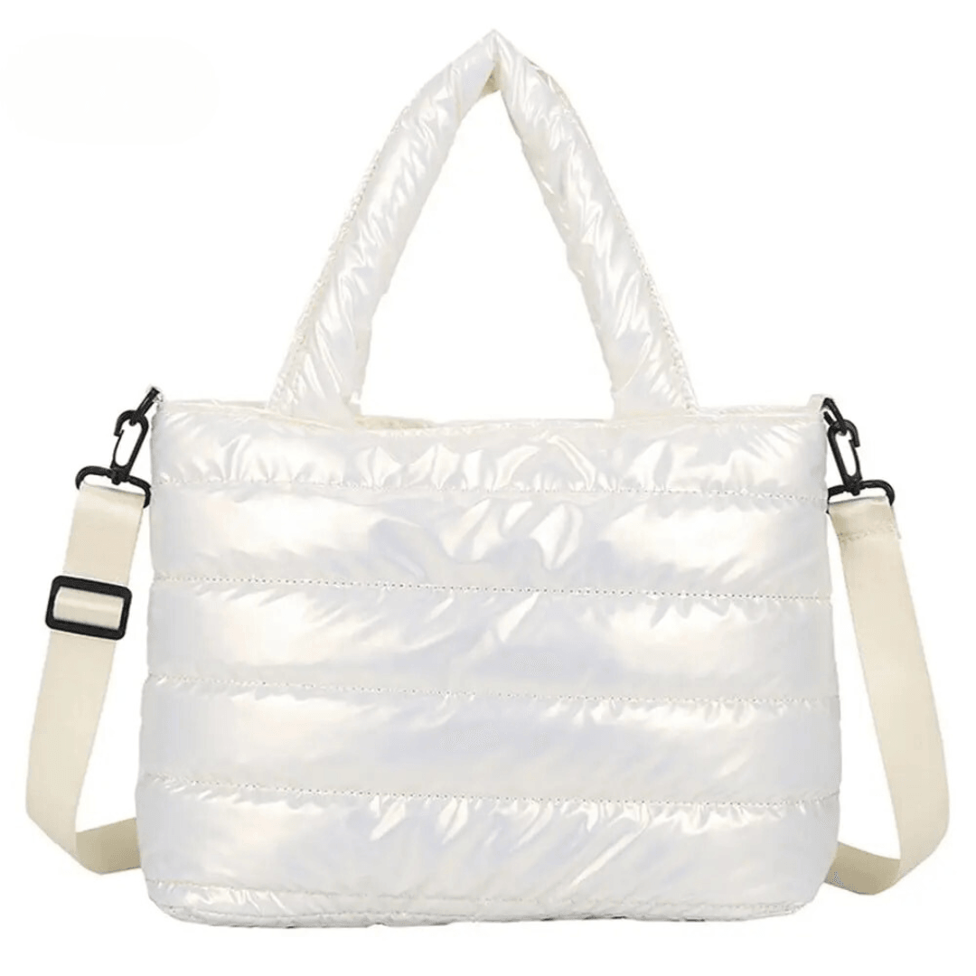 Women's Puffed Tote Bag - Cozy Stylish Lightweight