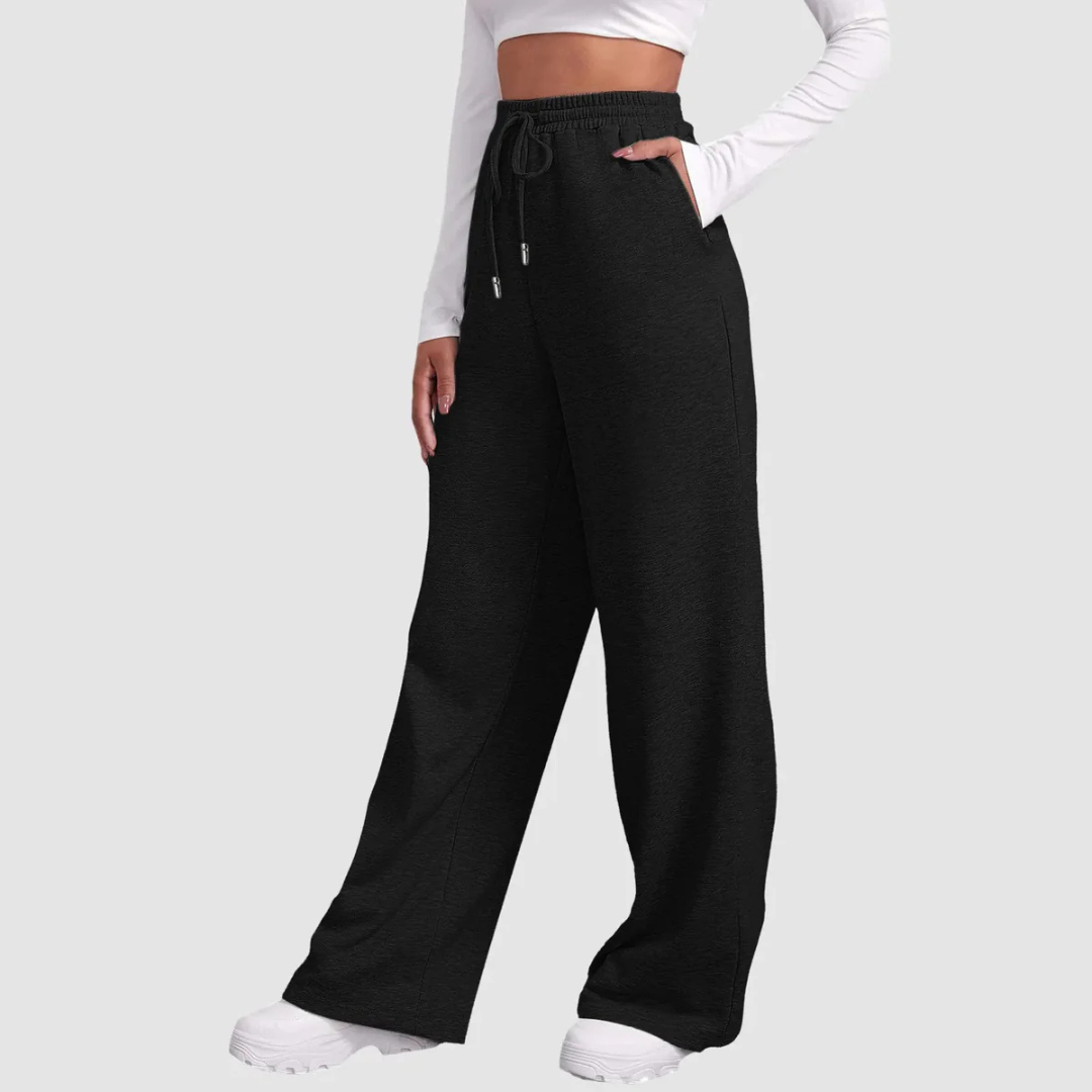Women's Wide-Leg Joggers - Stylish and Comfortable