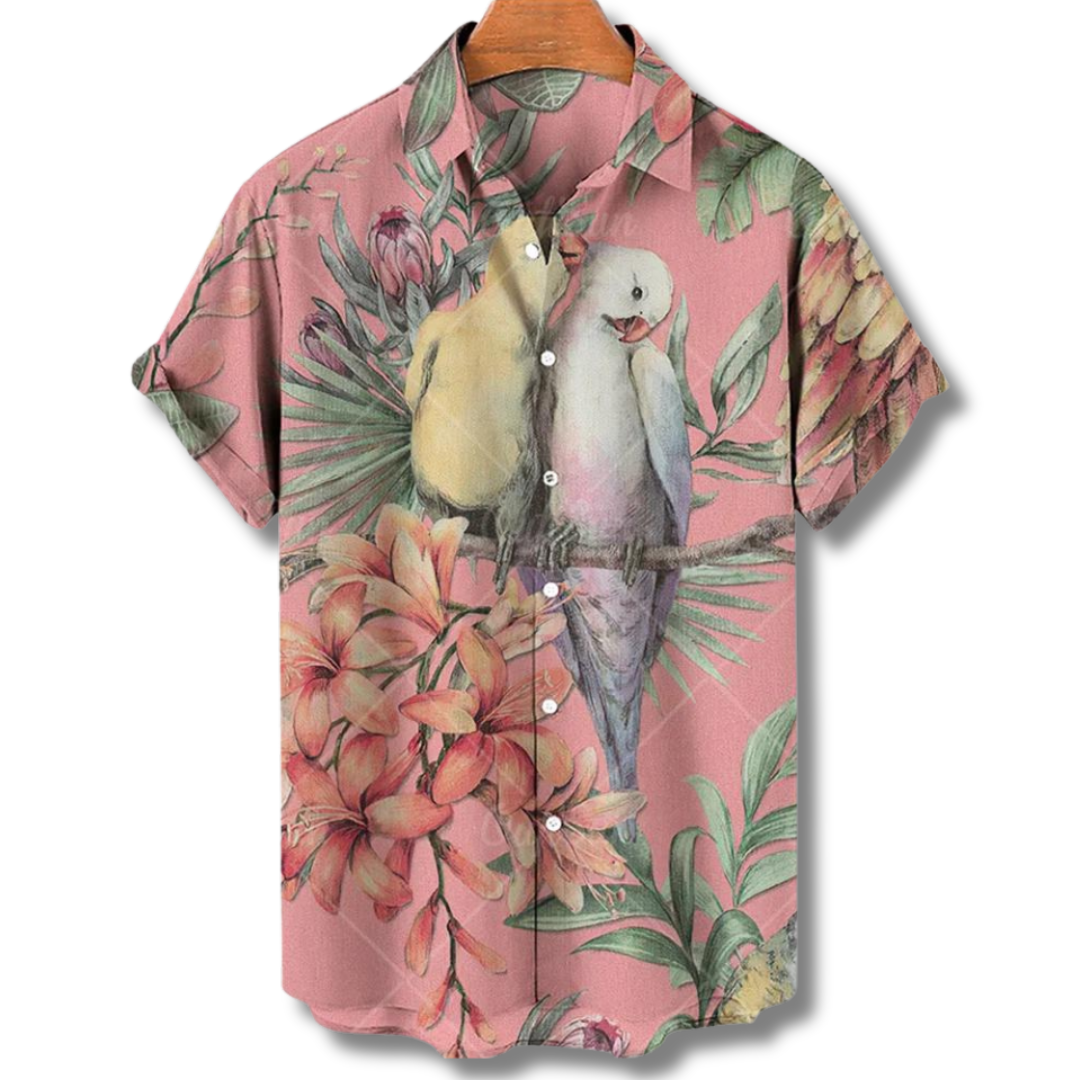 Vibrant and Stylish Floral Print Shirt for Men