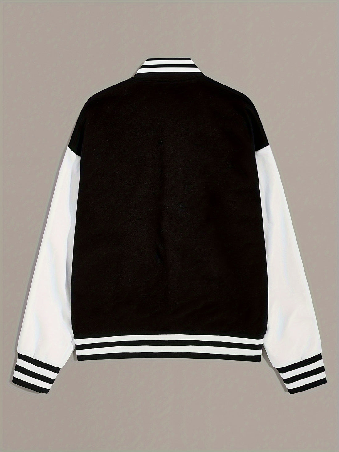 Color Block Letter Print Bomber Jacket for Women | Wendy