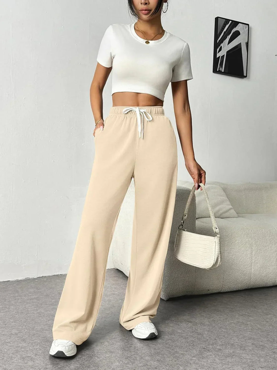 Olivia - Stylish Wide-Leg Jogging Trousers for Women