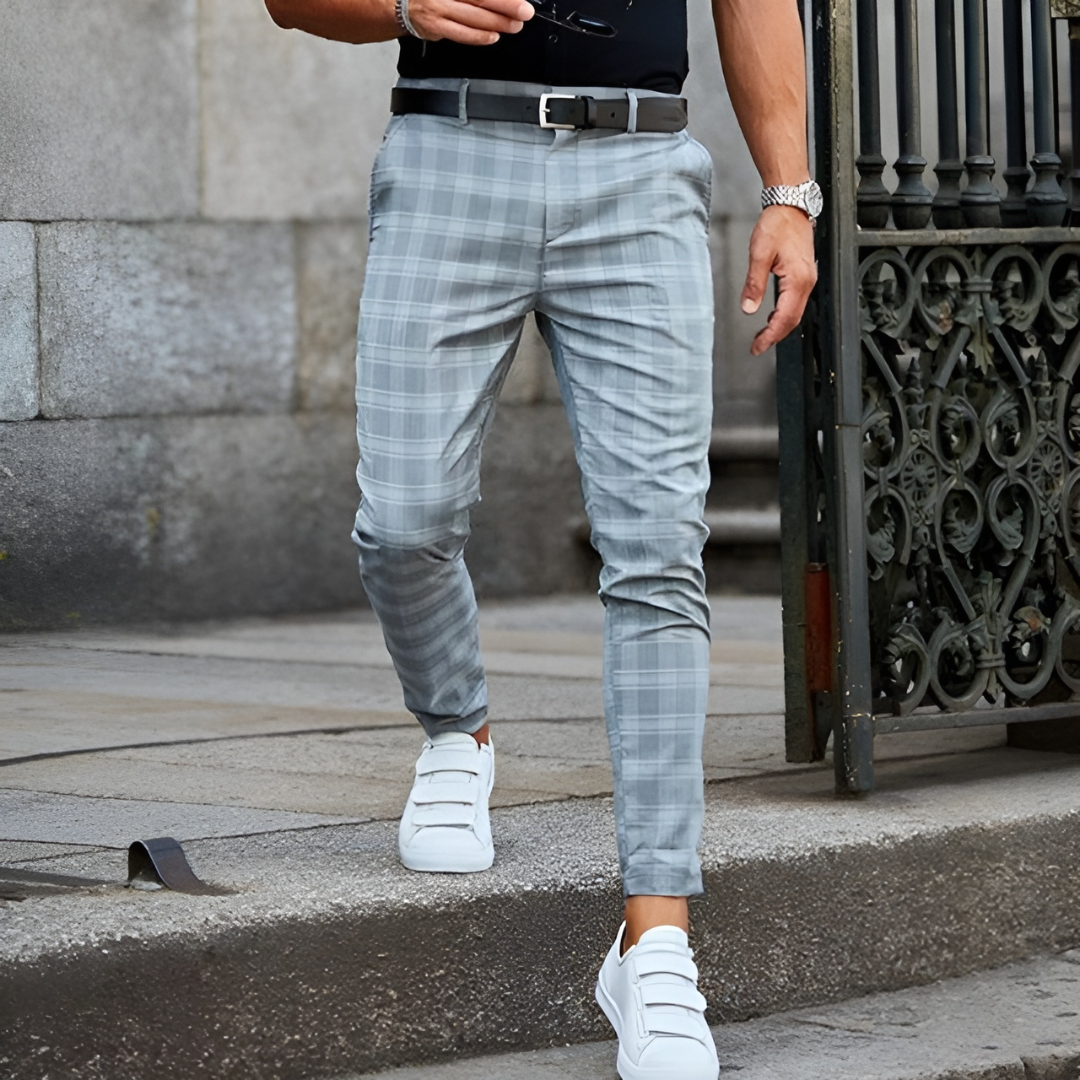 Timeless and Stylish Checked Pants for Men