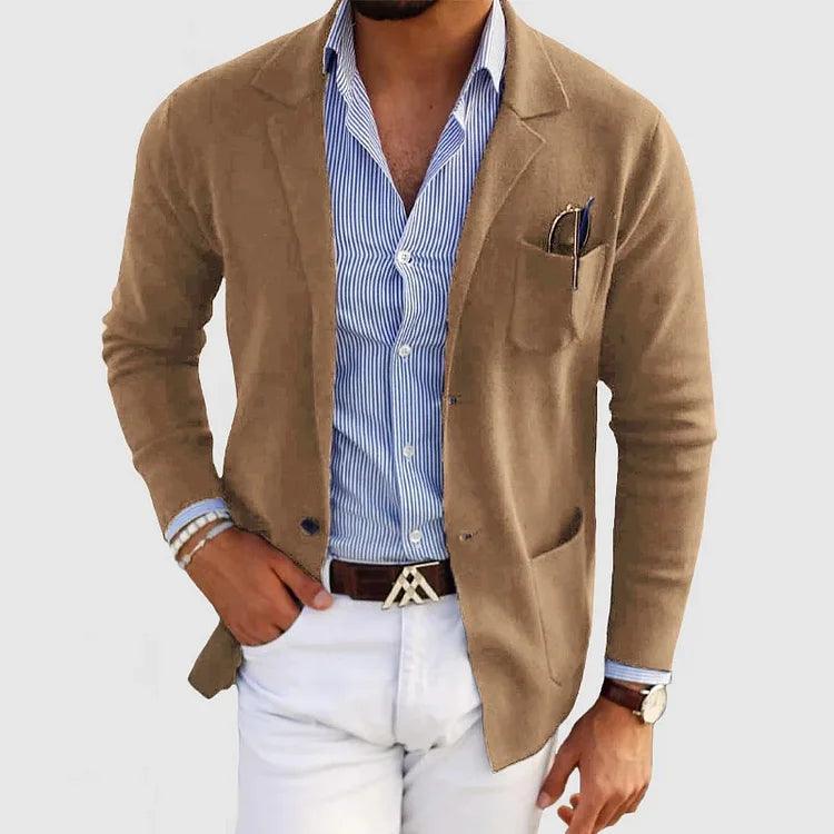 Elegant Blazer with Pockets for Men